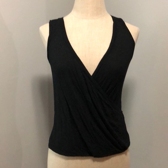 All Saints Kerin Vest Black Cross over Top - Picture 1 of 6